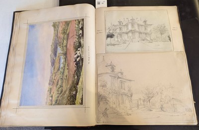 Lot 43 - Mediterranean Topography. A large scrap album compiled by C.J. Cameron circa 1860