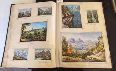 Lot 43 - Mediterranean Topography. A large scrap album compiled by C.J. Cameron circa 1860