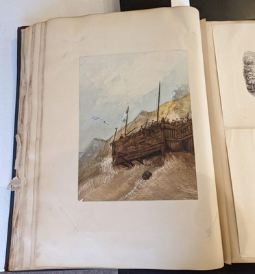 Lot 43 - Mediterranean Topography. A large scrap album compiled by C.J. Cameron circa 1860