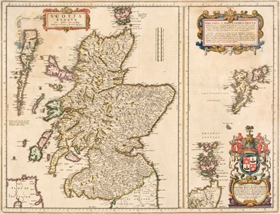 Lot 142 - Scotland. Blaeu (Johannes), Scotia Regnum..., Amsterdam, circa 1654
