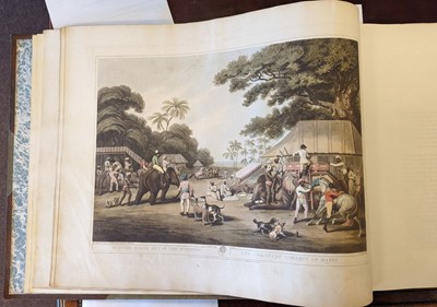 Lot 46 - Williamson (Captain Thomas & Howitt, Samuel). Oriental Field Sports, 1807