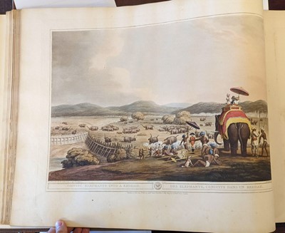 Lot 46 - Williamson (Captain Thomas & Howitt, Samuel). Oriental Field Sports, 1807