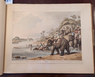 Lot 46 - Williamson (Captain Thomas & Howitt, Samuel). Oriental Field Sports, 1807