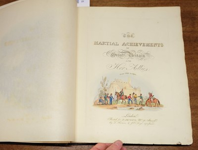 Lot 21 - Jenkins (James). The Martial Achievements of Great Britain, circa 1815