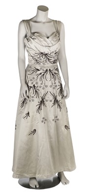Lot 550 - Dresses. Two dresses worn by Barnes Wallis' wife & daughter at The Dam Busters premiere, 1955