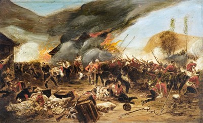 Lot 262 - Rorke's Drift. After the original by Alphonse de Neuville