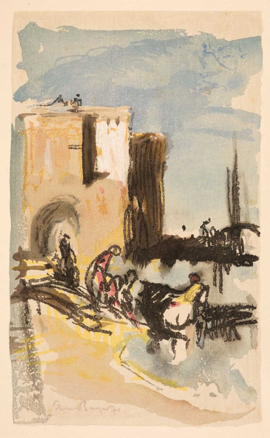 Lot 215 - Urushibara (Yoshijiro, 1888-1953). Leaves from the Sketch Books of Frank Brangwyn