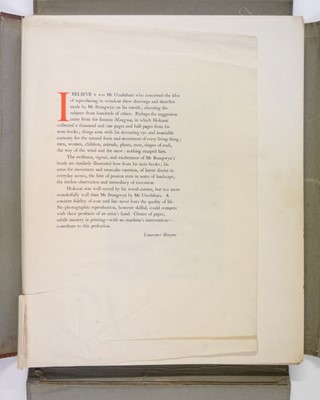 Lot 215 - Urushibara (Yoshijiro, 1888-1953). Leaves from the Sketch Books of Frank Brangwyn