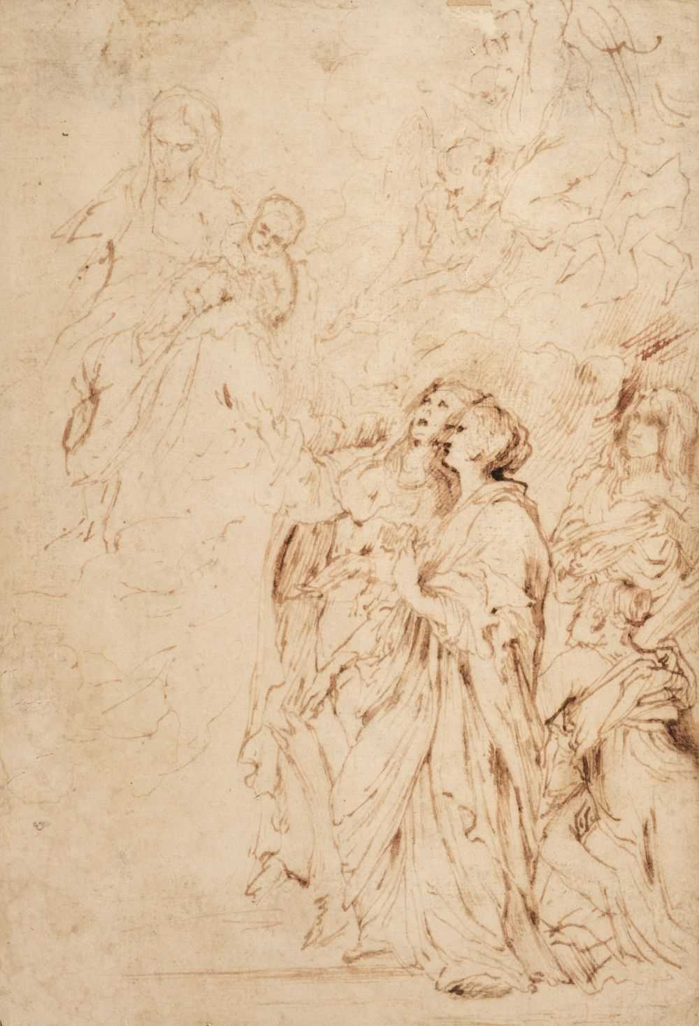 Lot 17 - Van Dyck (Anthony, 1599-1641, after). Madonna and Child, late 17th century, & others