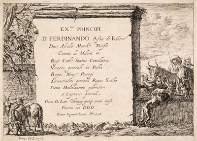 Lot 30 - Barbault (Jean 1718-1762), Two views of Rome, etchings