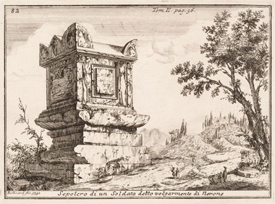 Lot 30 - Barbault (Jean 1718-1762), Two views of Rome, etchings