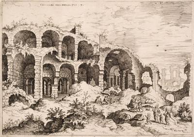 Lot 30 - Barbault (Jean 1718-1762), Two views of Rome, etchings