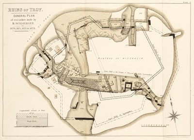Lot 282 - Schliemann (Henry). Troy and its Remains, 1875