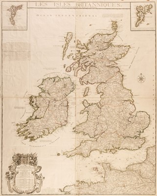 Lot 91 - British Isles. De Fer (Nicolas), Les Isles Britanniques, S. Desnos, Paris,  circa 1760