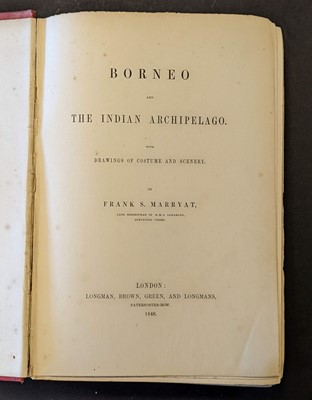 Lot 29 - Marryat (Frank S.) Borneo and the Indian Archipelago, 1848