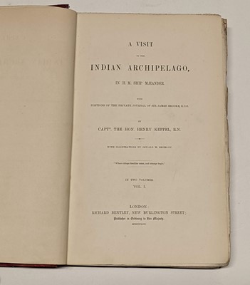 Lot 24 - Keppel (Henry). A Visit to the Indian Archipelago, 2 volumes, 1853