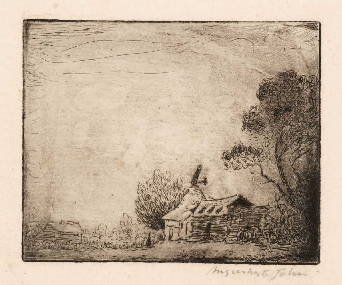 Lot 226 - John, Augustus Edwin, The Malt House, etching and drypoint, 1904