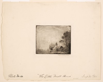 Lot 226 - John, Augustus Edwin, The Malt House, etching and drypoint, 1904