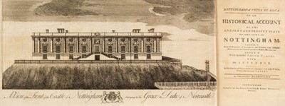 Lot 52 - Deering (Charles). Nottinghamia Vetus et Nova, 1751