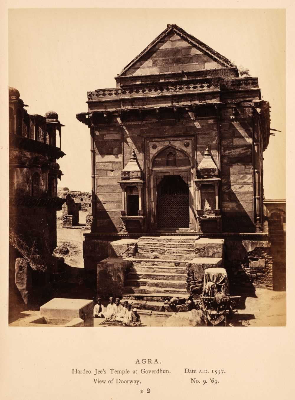 Lot 4 - Cole (Henry Hardy). Illustrations of Buildings near Muttra and Agra,  London: W.H. Allen, 1873