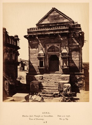Lot 4 - Cole (Henry Hardy). Illustrations of Buildings near Muttra and Agra,  London: W.H. Allen, 1873