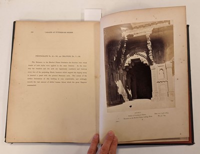 Lot 4 - Cole (Henry Hardy). Illustrations of Buildings near Muttra and Agra,  London: W.H. Allen, 1873