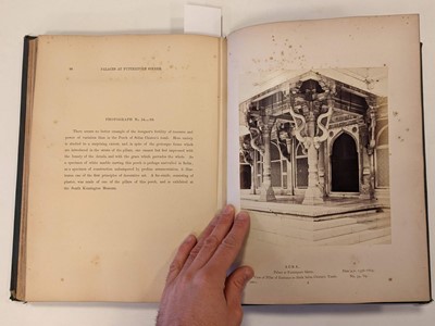 Lot 4 - Cole (Henry Hardy). Illustrations of Buildings near Muttra and Agra,  London: W.H. Allen, 1873