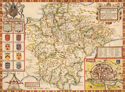 Lot 104 - Devon. Speed (John), Devonshire with Excester described..., 1st edition, 1611