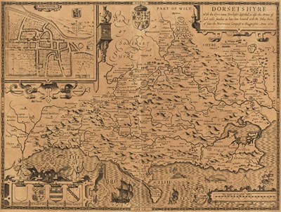 Lot 105 - Dorset. Speed (John), Dorsetshyre with the Shyre Towne Dorchester described..., 1st edition, 1611