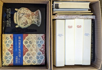 Lot 264 - Marinatos (Spyridon). Excavations at Thera I - VII, Athens, 1968-76