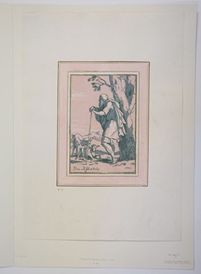 Lot 35 - Businck (Ludolph). Saint Simon, 1623-29, chiaroscuro woodcut, and 7 chiaroscuro woodcuts