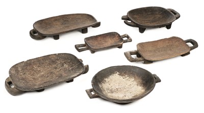 Lot 498 - Zulu. A collection of six Zulu meat platters
