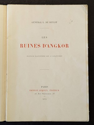 Lot 10 - Dieulefils (Pierre). Indo-Chine Pittoresque & Monumentale..., [1907]