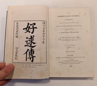 Lot 9 - Davis (John Francis). The Fortunate Union..., 1829