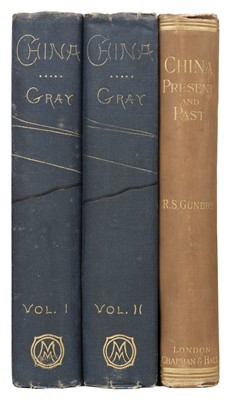 Lot 14 - Grey (John Henry). China. A history of the laws, manners, and customs..., 1878