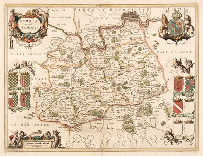 Lot 148 - Surrey. Jansson (Jan), Surria vernacule Surrey, Amsterdam, circa 1650