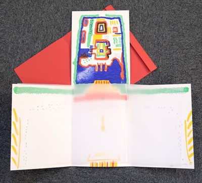 Lot 225 - Hockney (David, 1937-). Red Square and The Forbidden City, 1982, colour lithograph