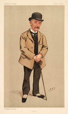 Lot 195 - Vanity Fair Caricatures. A collection of 26 literary figures, late 19th - early 20th century