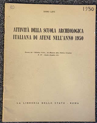 Lot 272 - Pernier (Luigi). Il Palazzo Minoico di Festos, 2 volumes, 1935-51