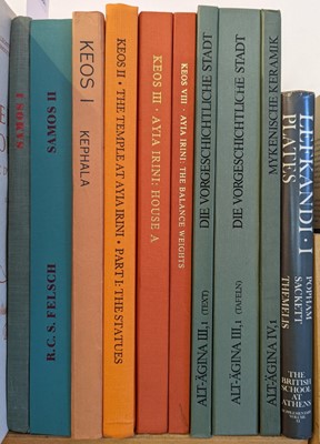 Lot 265 - Milojcic (Vladimir, & Felsch, Rainer C.S.). Samos, 2 volumes, 1961-1988, & others