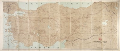 Lot 91 - Turkey. Lameau (P. J.), Carte Physique, Politique & Comparee de la Turquie..., Paris, 1853