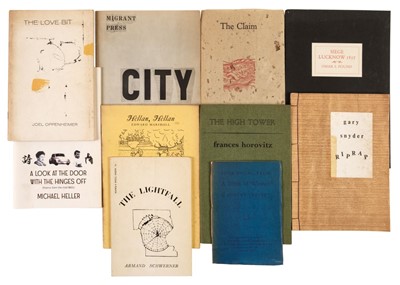 Lot 417 - Hollo (Andrew). The Claim, Goliard Press, 1965