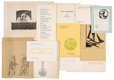 Lot 418 - Lucie-Smith (Edward). Two Poems of Night, Cover Drawing by Ralph Steadman