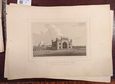 Lot 7 - Daniell (Thomas and William). Oriental Scenery, six volumes, 1812-16
