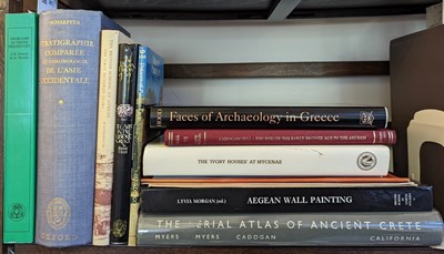 Lot 267 - Morgan (Lyvia, editor). Aegean Wall Painting, a Tribute to Mark Cameron, 2005, & others