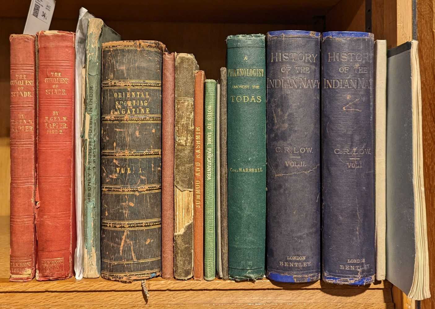 Lot 34 - Napier (W.F.P.) The Conquest of Scinde, 2 volumes, 1st edition, 1845