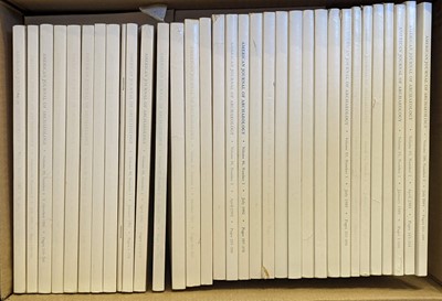Lot 206 - American Journal of Archaeology. Journal of the Archaeological Institute of America, vols. 93-108