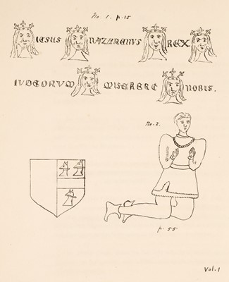Lot 44 - Aubrey (John). Aubrey's Collections for Wilts., [Edited by Sir Thomas. Phillipps], 1821 [-1838]