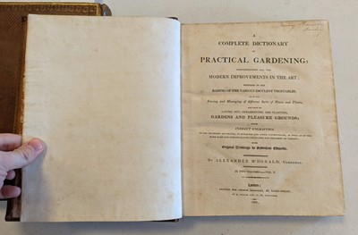 Lot 58 - Dickson (R.W.)A Complete Dictionary of Practical Gardening, 2 volumes, 1807