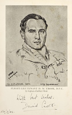 Lot 25 - Crook (Flight Lieutenant David Moore). Spitfire Pilot, a signed publication
